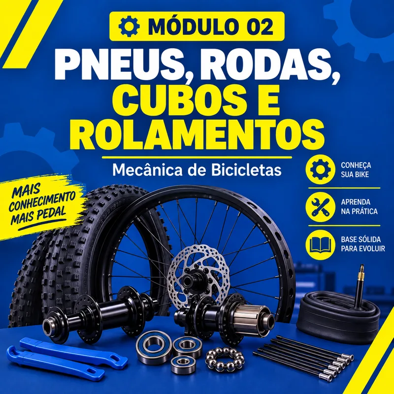Pneus, Rodas, Cubos e Rolamentos