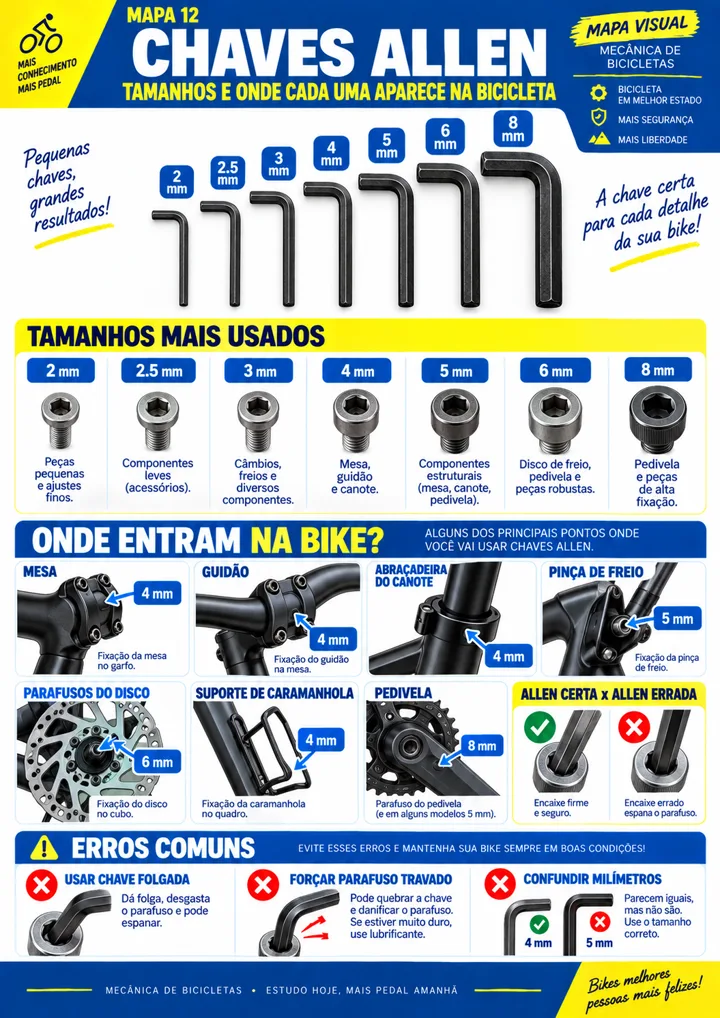 Mapa visual de mecânica de bicicletas 20