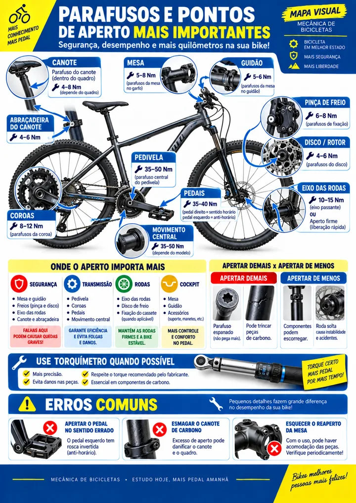 Mapa visual de mecânica de bicicletas 9