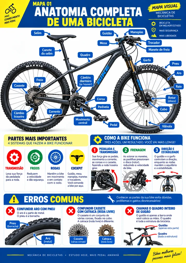 Mapa visual de mecânica de bicicletas 2