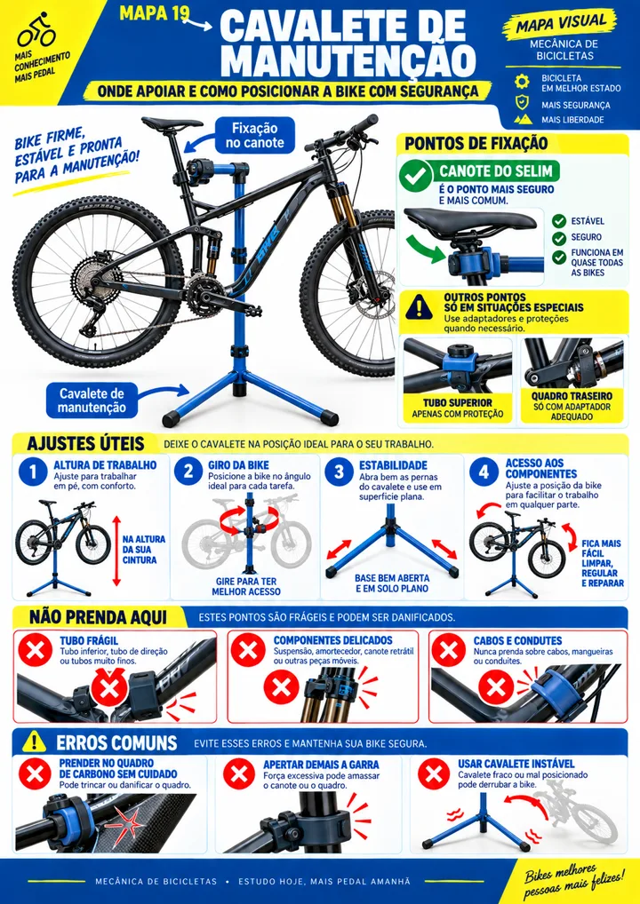 Mapa visual de mecânica de bicicletas 18