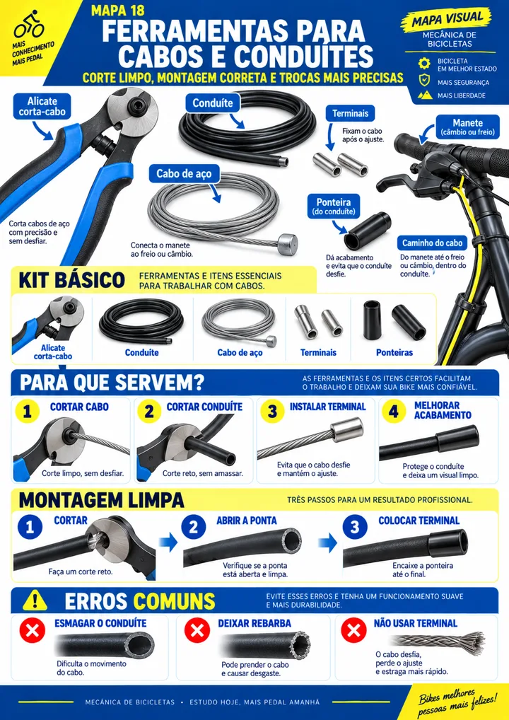Mapa visual de mecânica de bicicletas 17